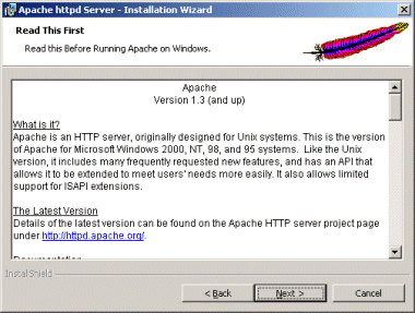Apache httpd Server Installer 3